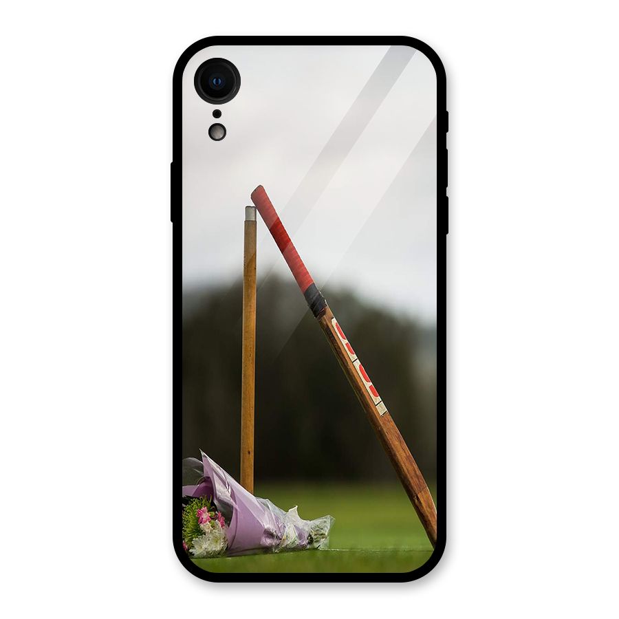 Bat Wicket Glass Back Case for iPhone XR