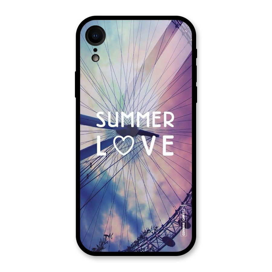Beach Dreams Glass Back Case for iPhone XR