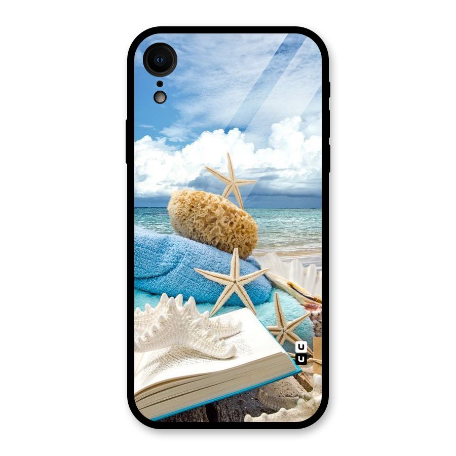 Beach Sky Glass Back Case for iPhone XR