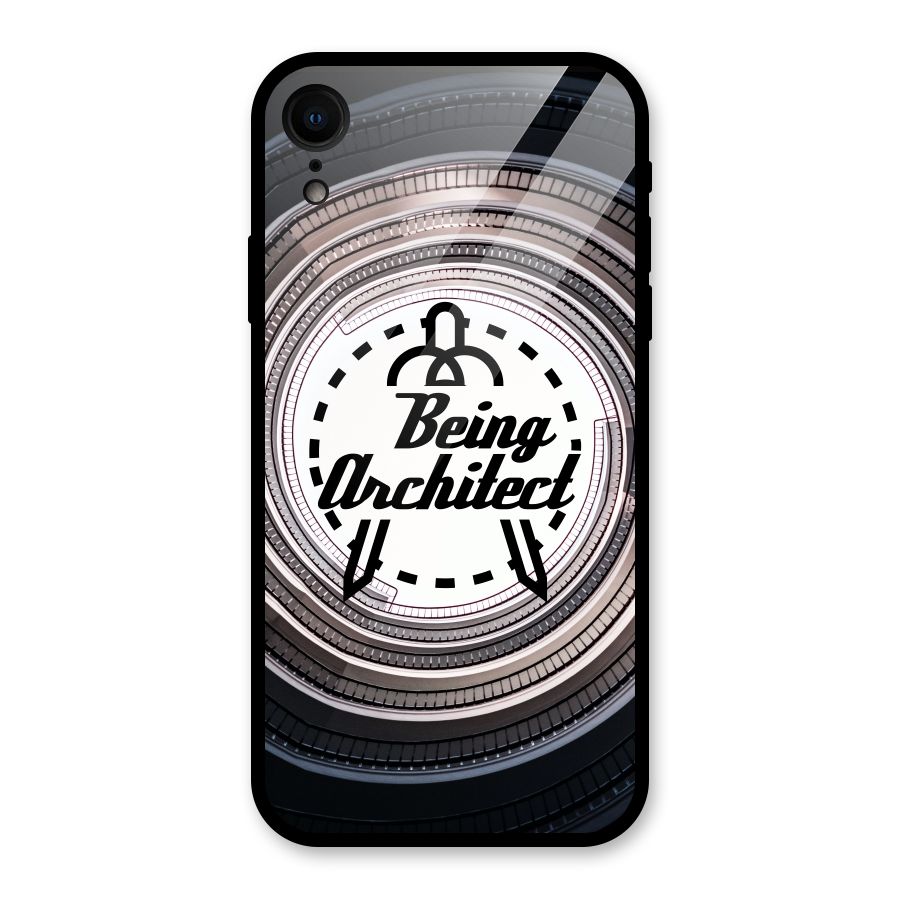 Being Architect Glass Back Case for iPhone XR