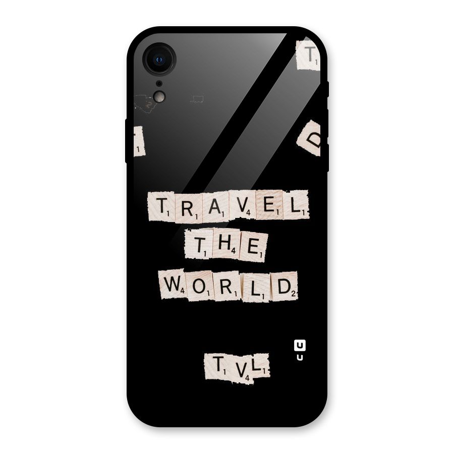 Blocks Travel Glass Back Case for iPhone XR