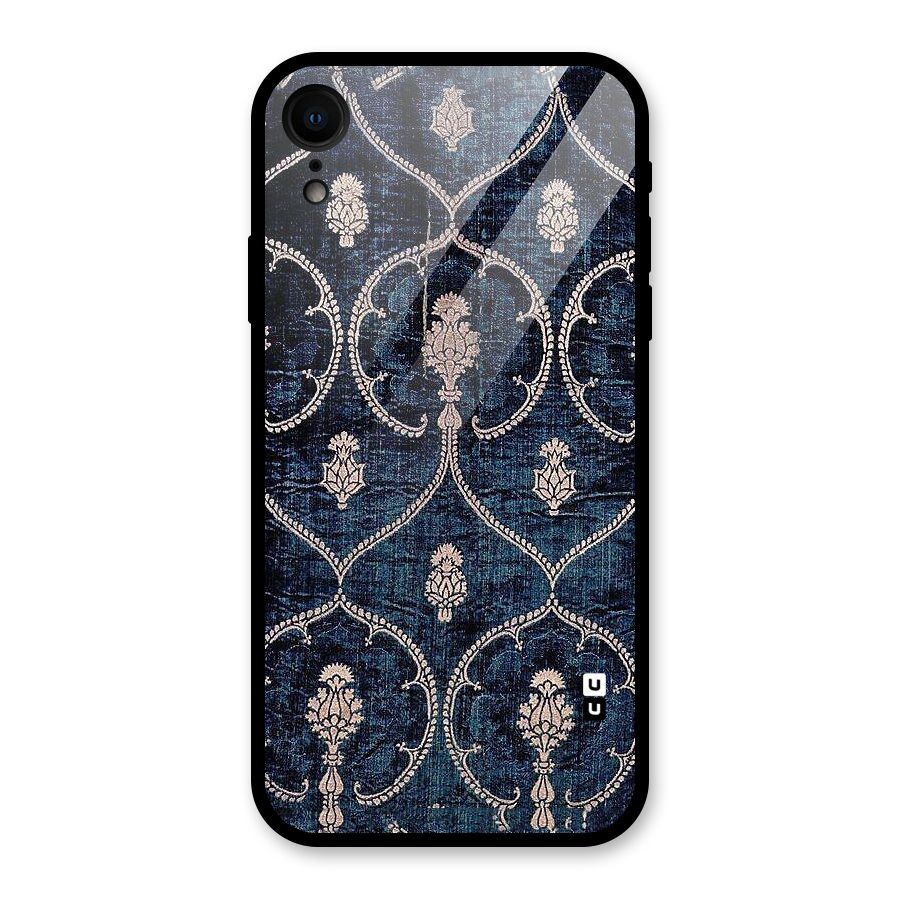 Blue Shade Rug Glass Back Case for iPhone XR