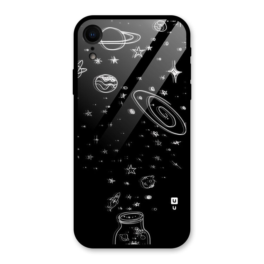 Bottle Of Stars Glass Back Case for iPhone XR