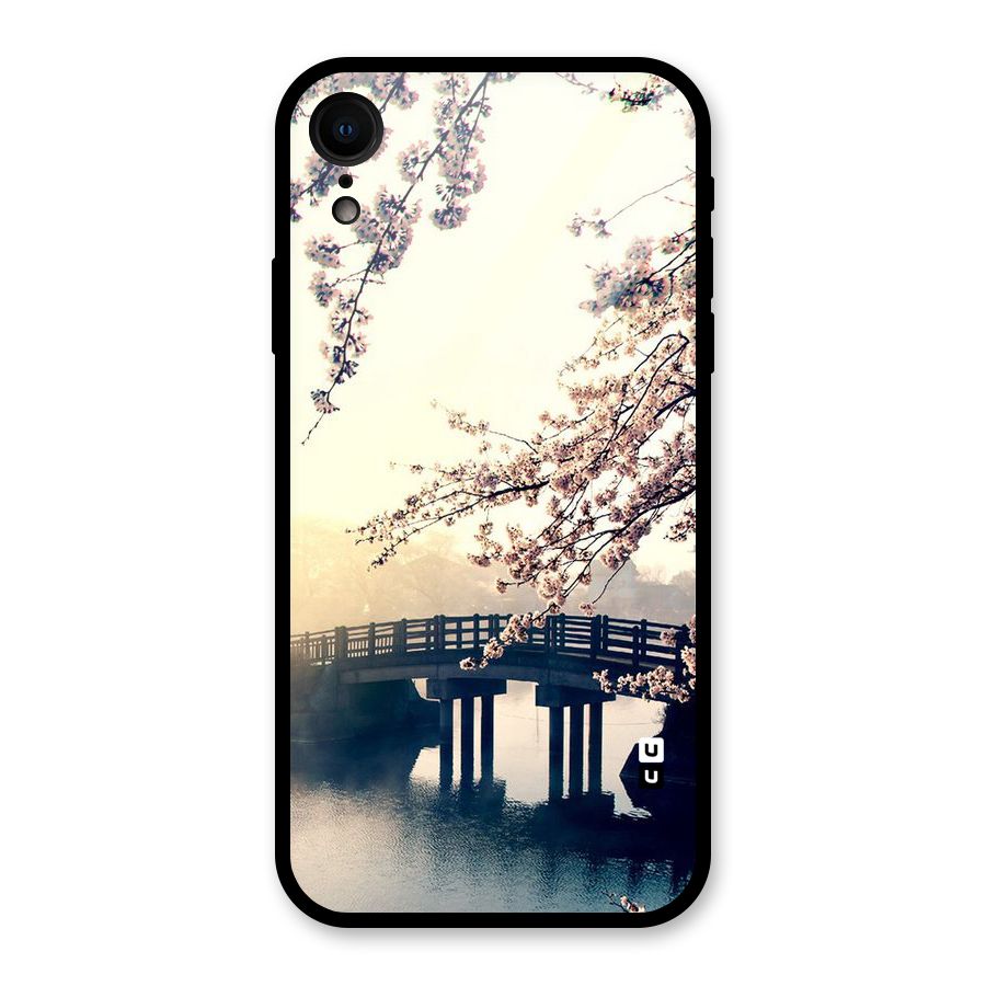 Bridge Blossom Glass Back Case for iPhone XR