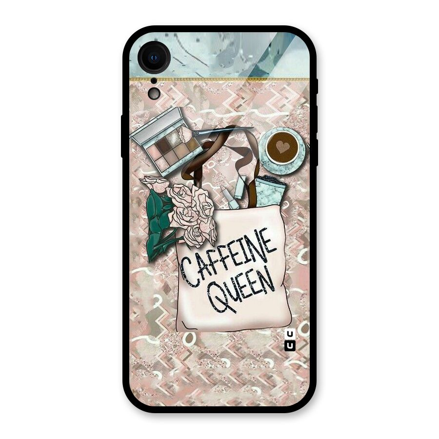 Caffeine Queen Glass Back Case for iPhone XR