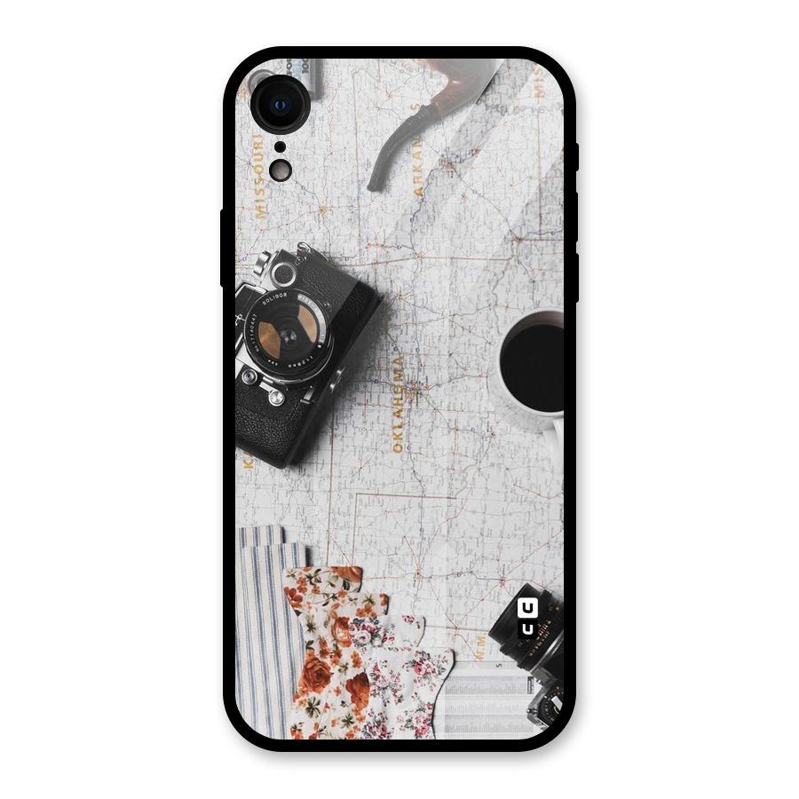Camera Smoky Pipe Glass Back Case for iPhone XR