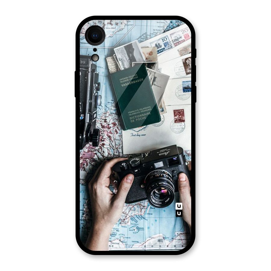 Camera and Postcards Glass Back Case for iPhone XR
