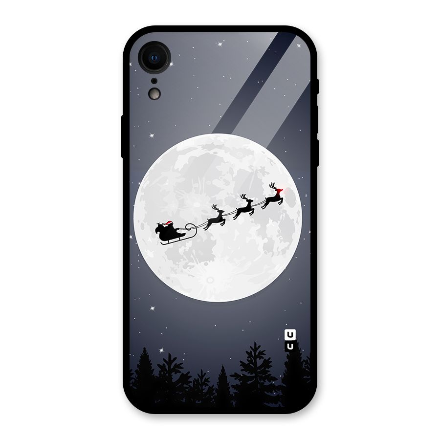 Christmas Nightsky Glass Back Case for iPhone XR