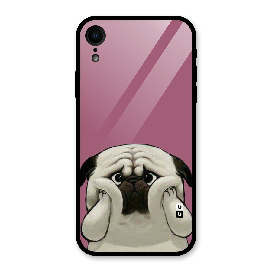 Chubby Doggo Glass Back Case for iPhone XR