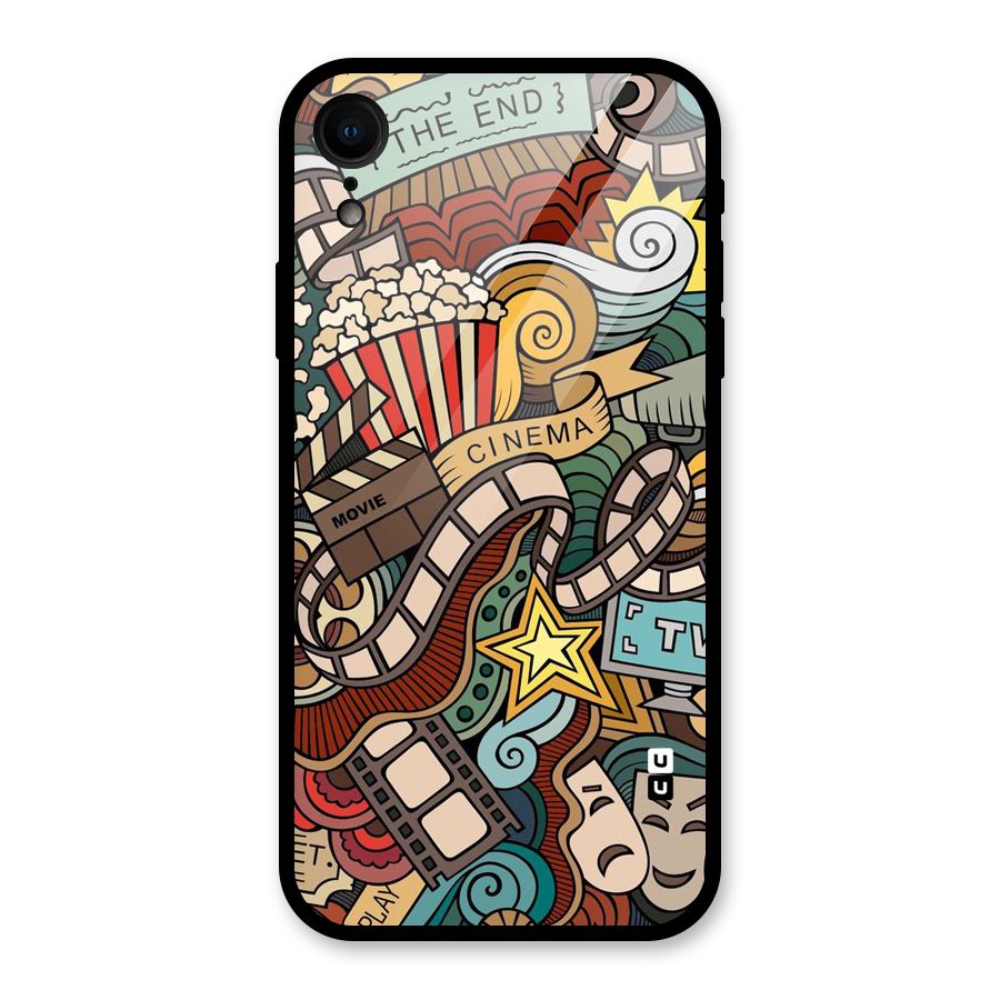 Cinematic Design Glass Back Case for iPhone XR