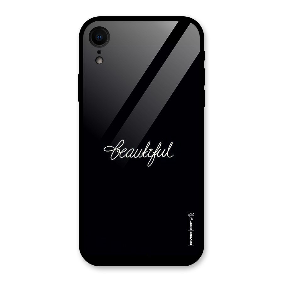 Classic Beautiful Glass Back Case for iPhone XR