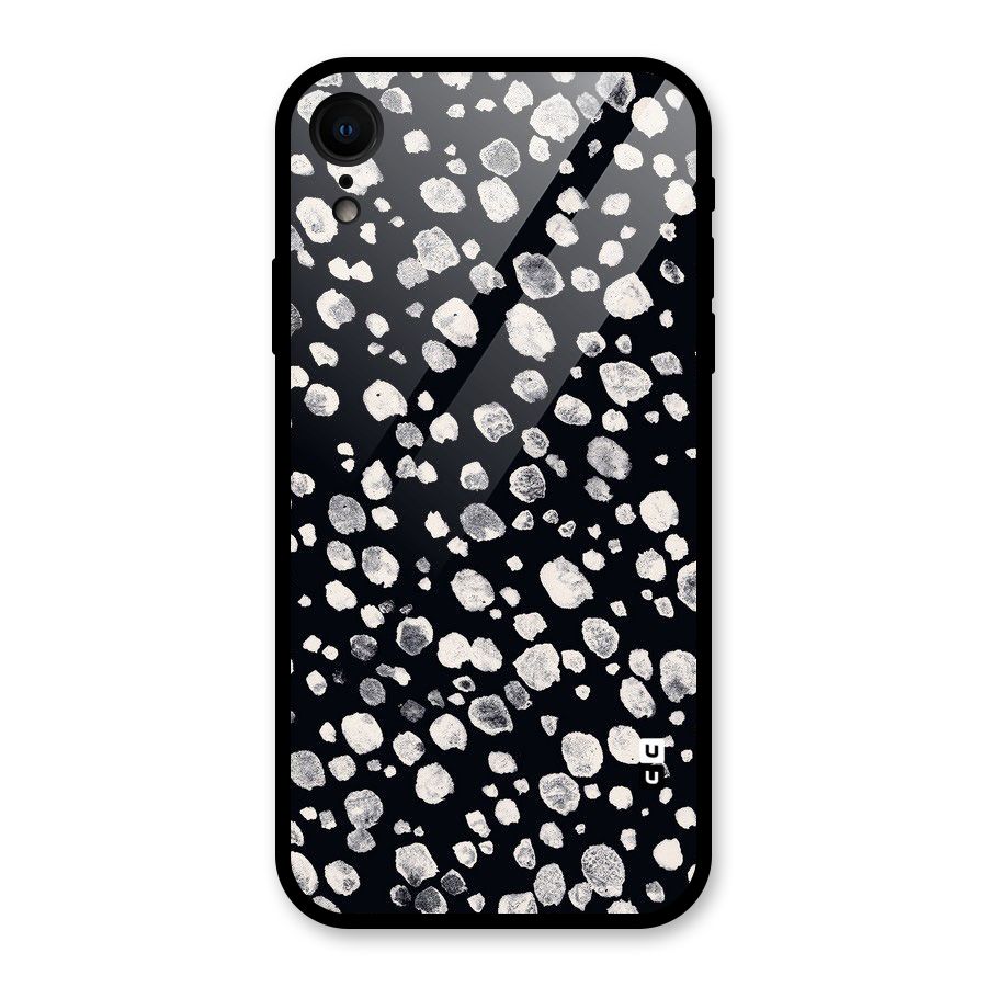 Classic Rocks Pattern Glass Back Case for iPhone XR