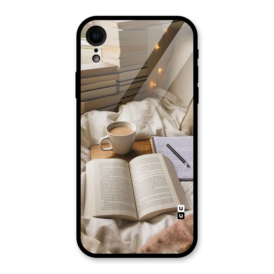 Coffee And Books Glass Back Case for iPhone XR