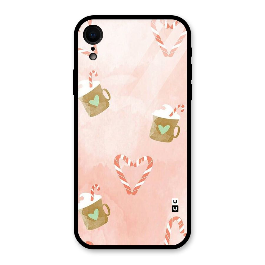 Coffee And Candies Glass Back Case for iPhone XR