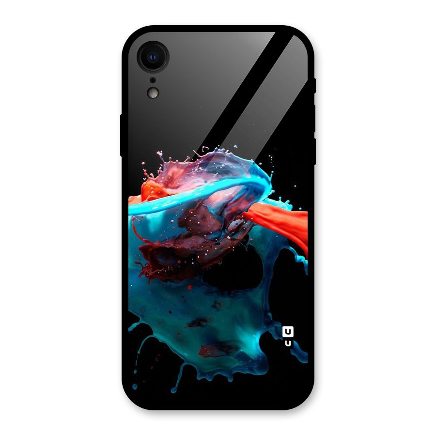Colour War Glass Back Case for iPhone XR