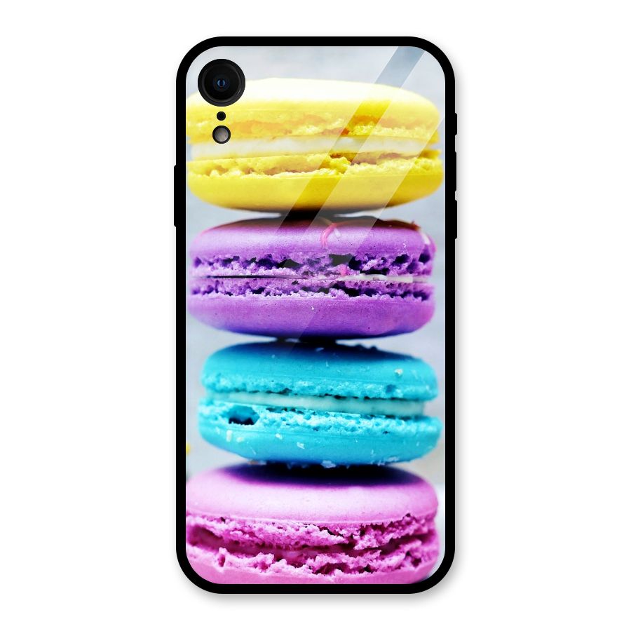 Colourful Whoopie Pies Glass Back Case for iPhone XR