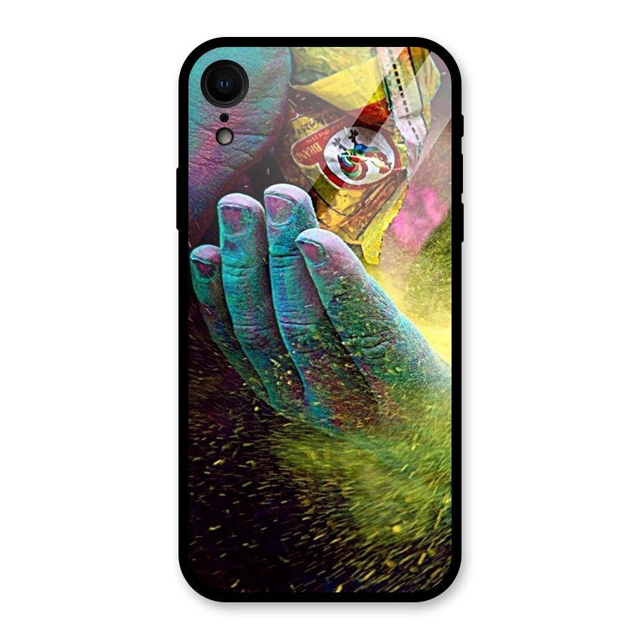Colours Glass Back Case for iPhone XR