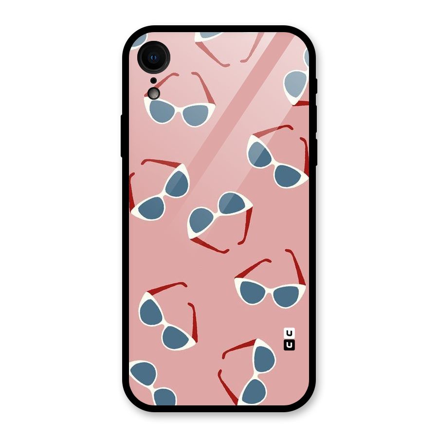 Cool Shades Pattern Glass Back Case for iPhone XR
