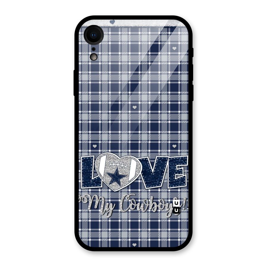 Cowboy Love Glass Back Case for iPhone XR