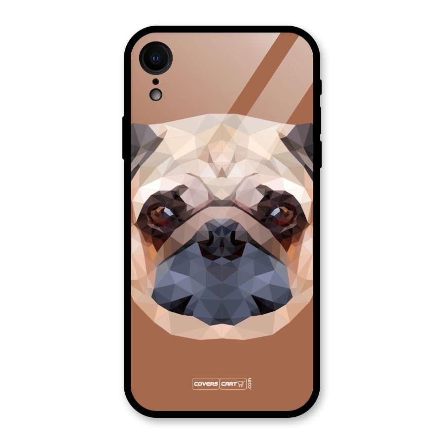Cute Pug Glass Back Case for iPhone XR