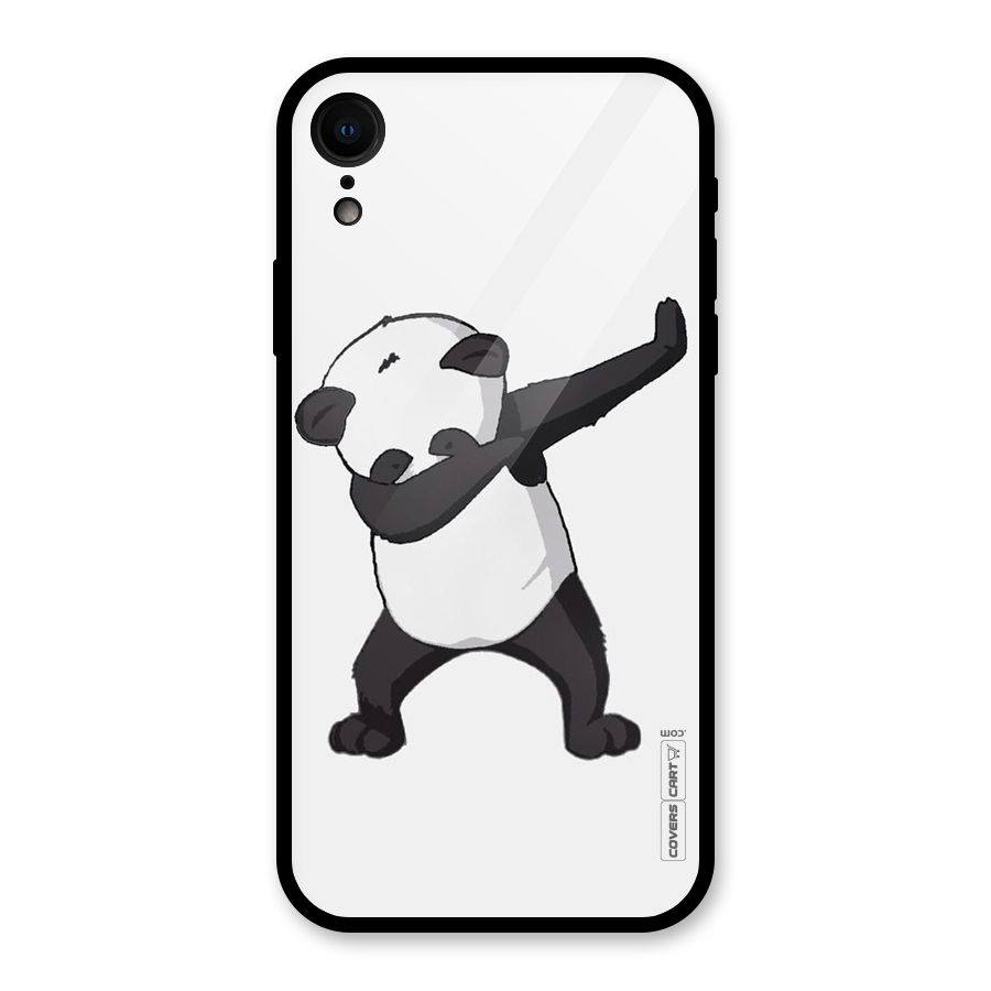 Dab Panda Shoot Glass Back Case for iPhone XR
