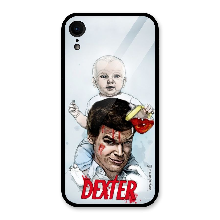 Dexter Artwork Glass Back Case for iPhone XR