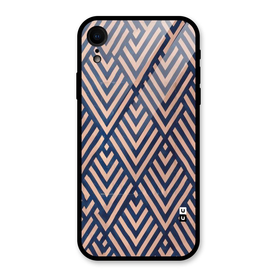 Diamond Blues Glass Back Case for iPhone XR