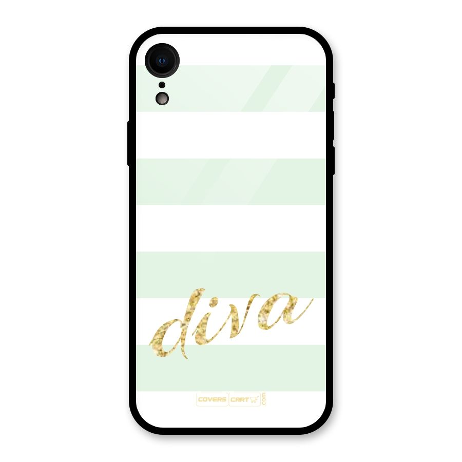 Diva Glass Back Case for iPhone XR