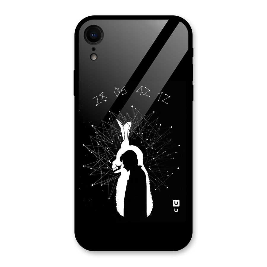 Donnie Darko Silhouette Glass Back Case for iPhone XR