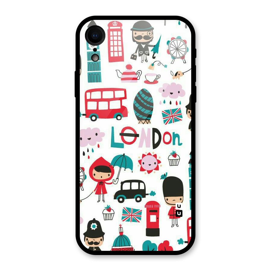 Double Decker Glass Back Case for iPhone XR