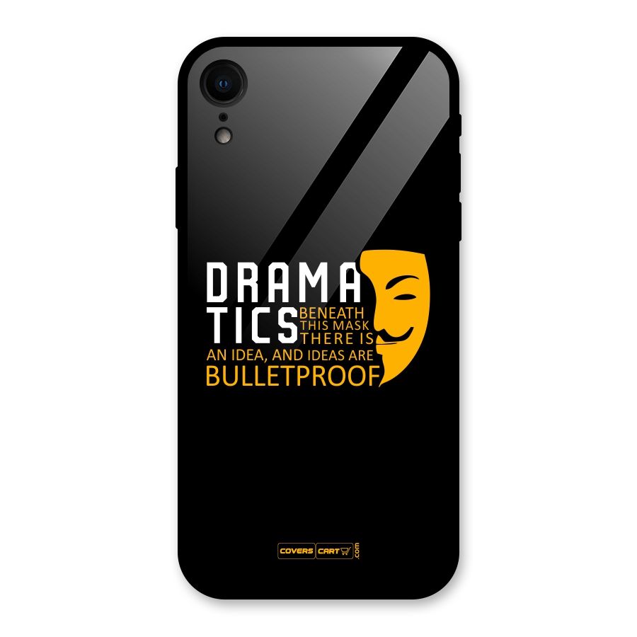 Dramatics Glass Back Case for iPhone XR