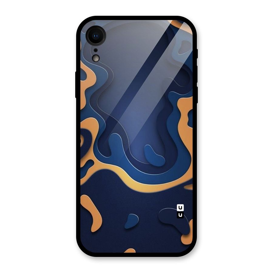 Drops Flow Glass Back Case for iPhone XR