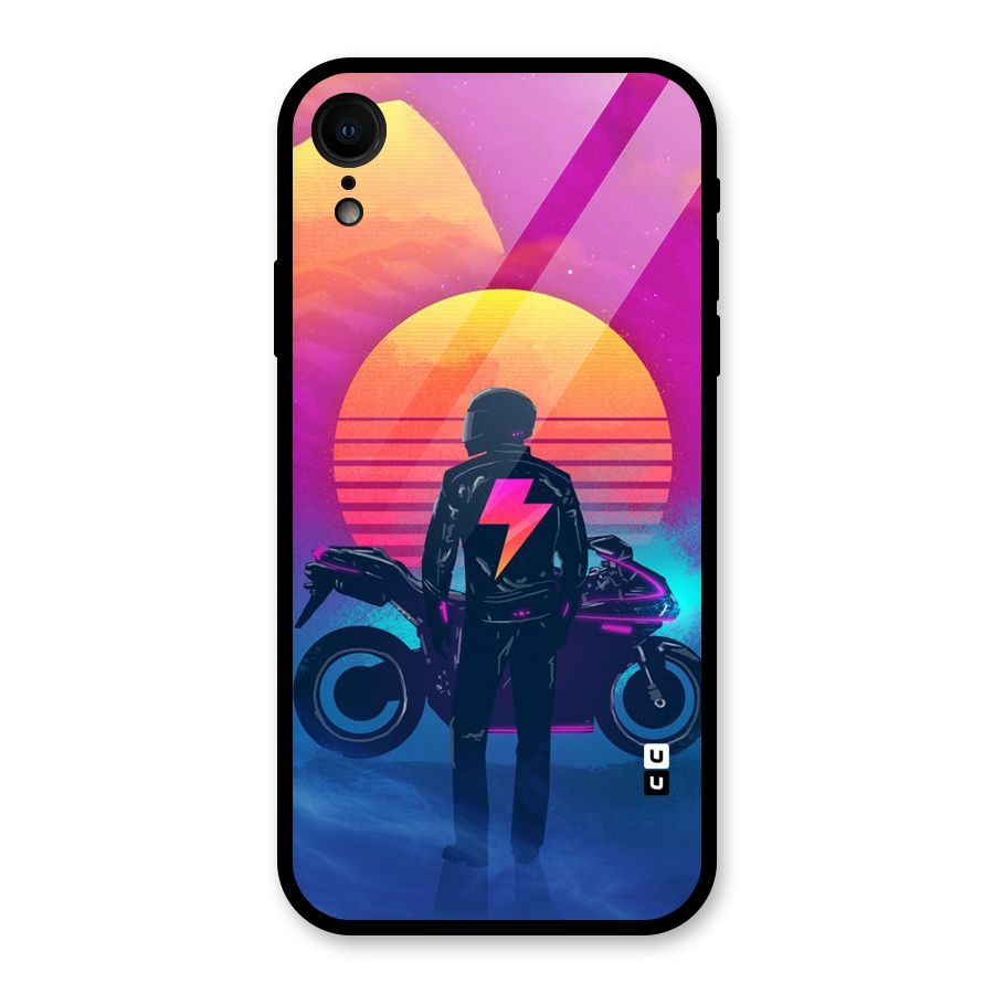 Electric Ride Glass Back Case for iPhone XR