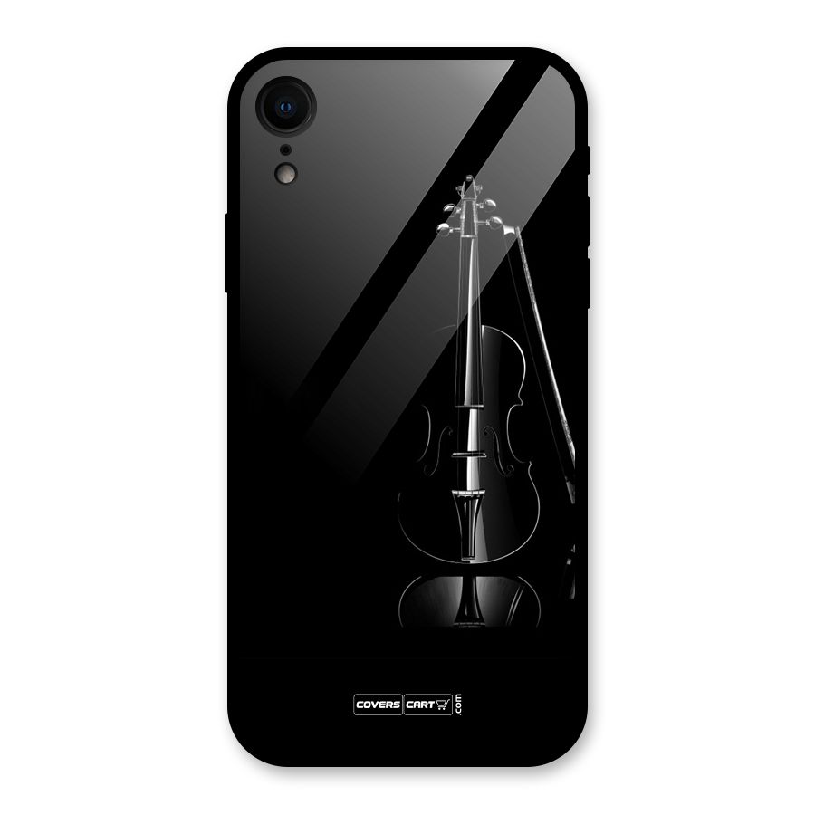 Elegant Violin Glass Back Case for iPhone XR