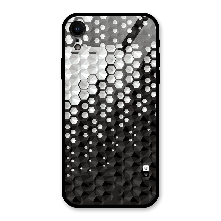 Elite Hexagonal Glass Back Case for iPhone XR