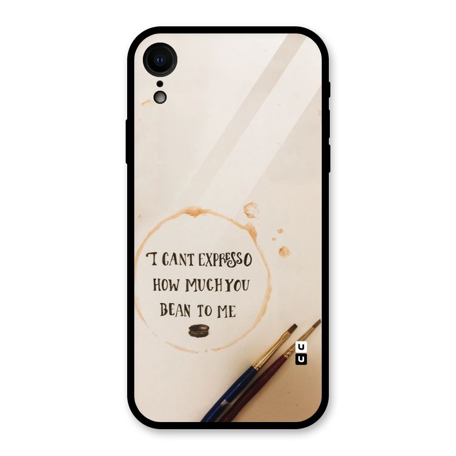 Espresso Bean Glass Back Case for iPhone XR