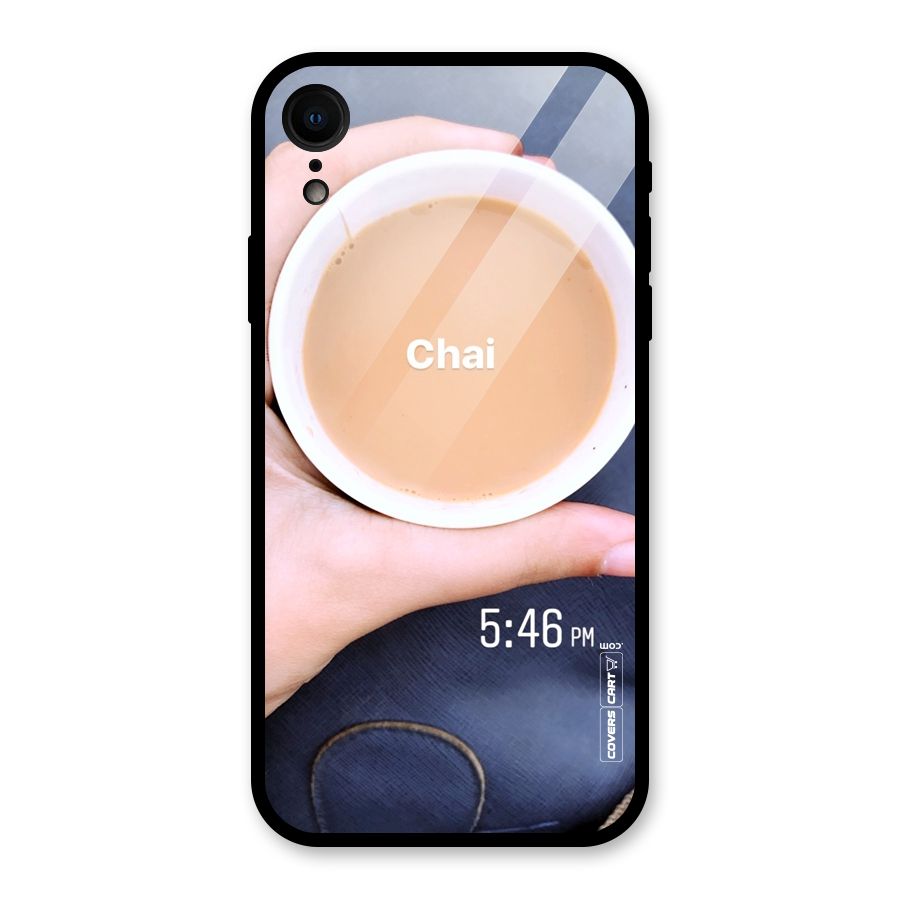 Evening Tea Glass Back Case for iPhone XR