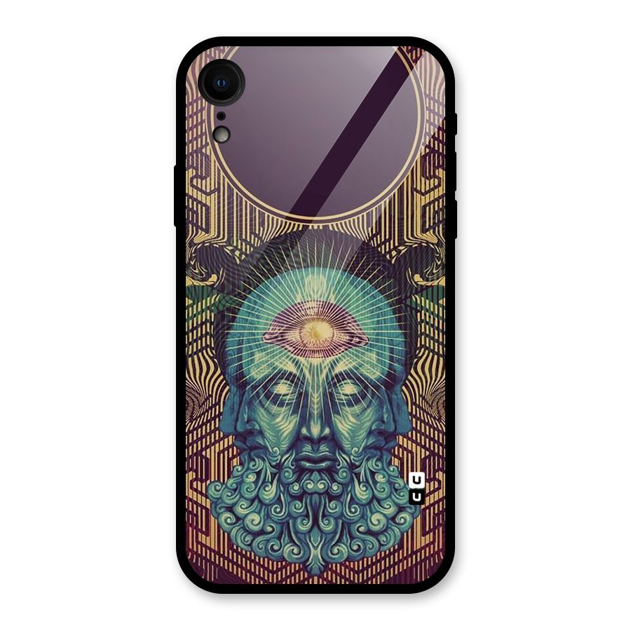 Eye Design Glass Back Case for iPhone XR