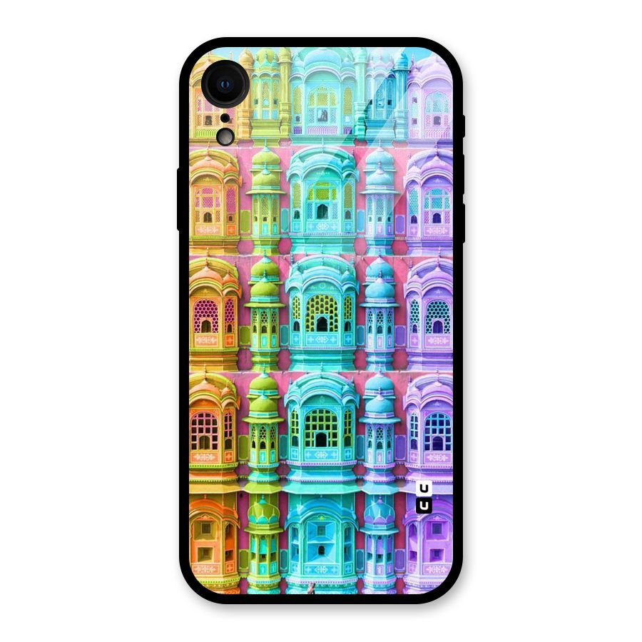 Fancy Architecture Glass Back Case for iPhone XR