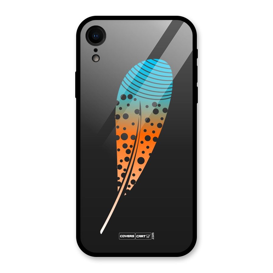 Feather Glass Back Case for iPhone XR