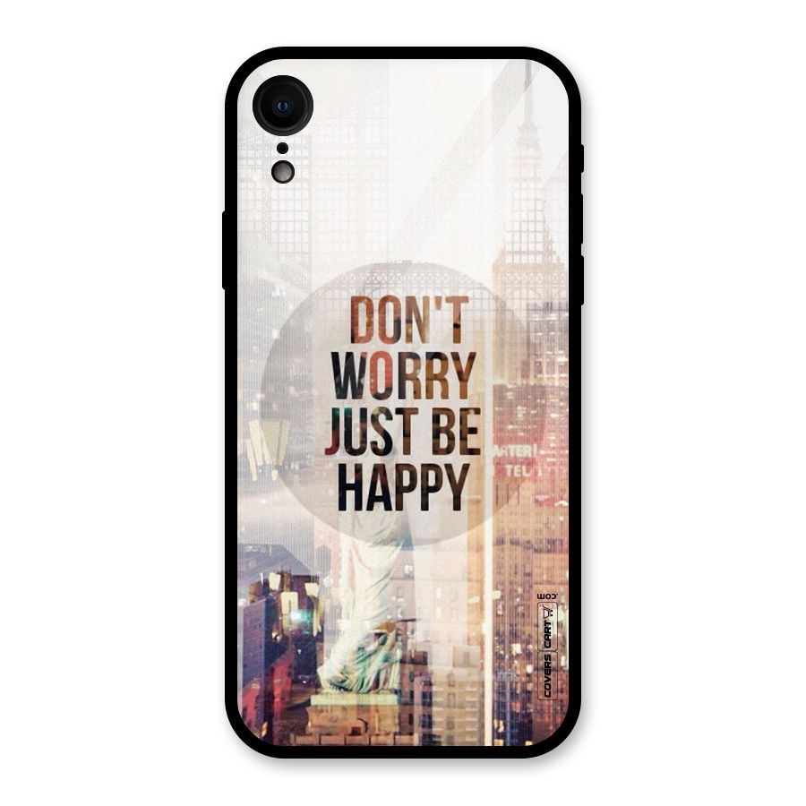 Feel Lively Glass Back Case for iPhone XR