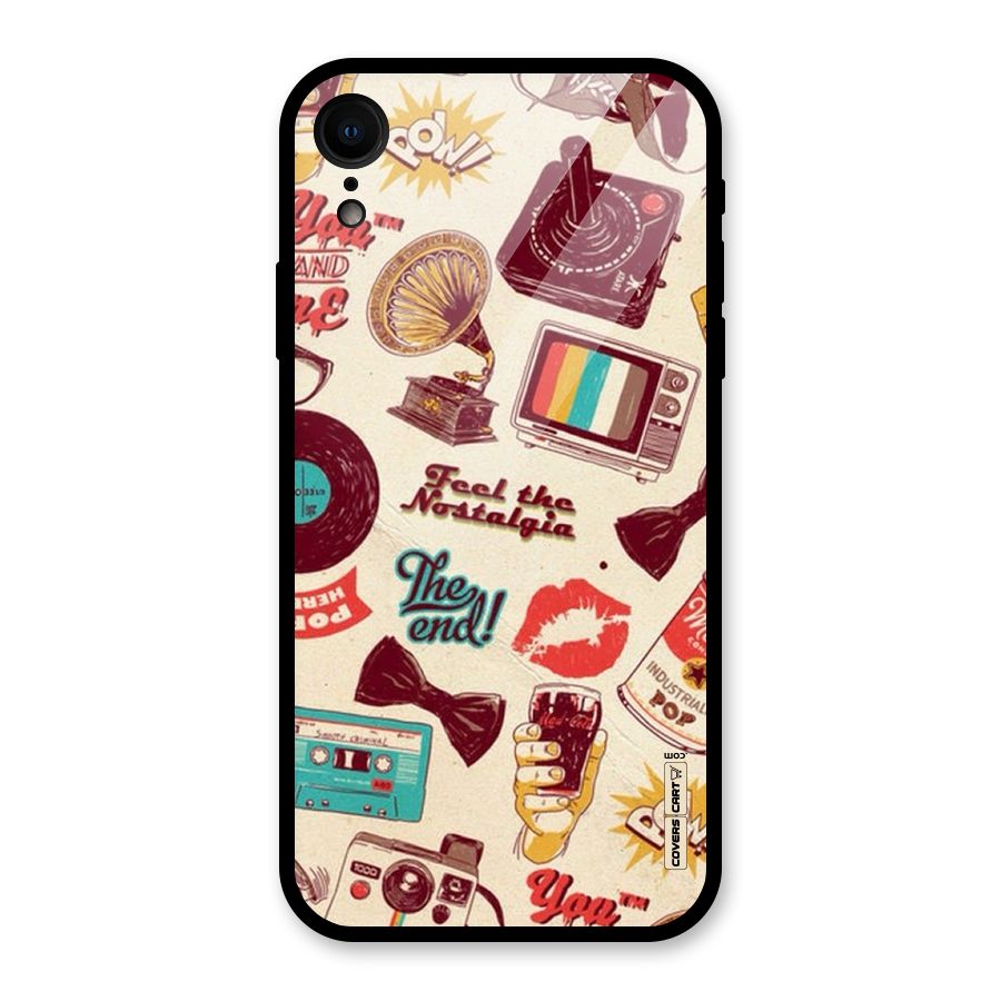 Feel The Nostalgia Glass Back Case for iPhone XR