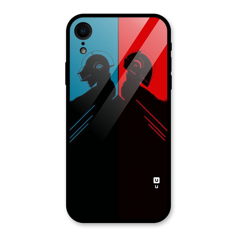 Fight Colours Glass Back Case for iPhone XR