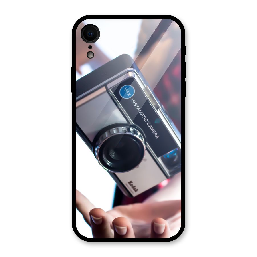 Floating Camera Glass Back Case for iPhone XR