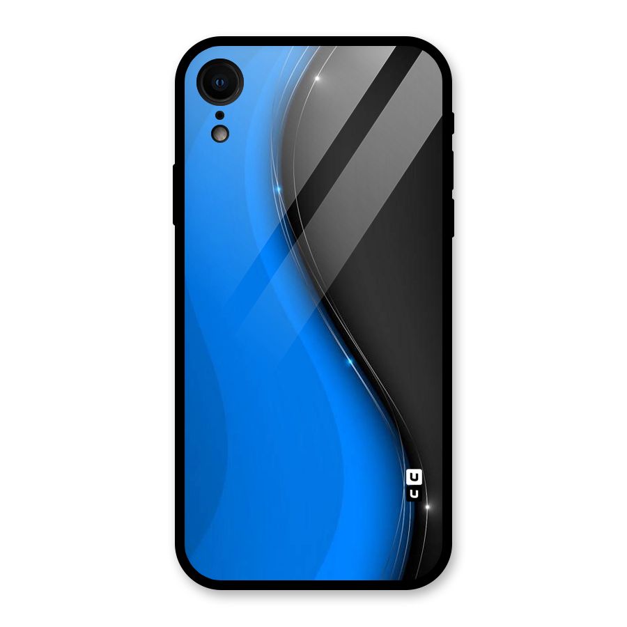 Flowing Colors Glass Back Case for iPhone XR