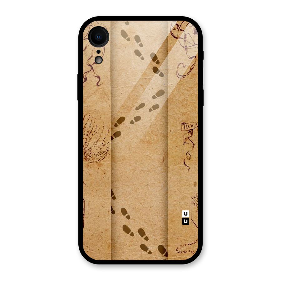 Footsteps Glass Back Case for iPhone XR