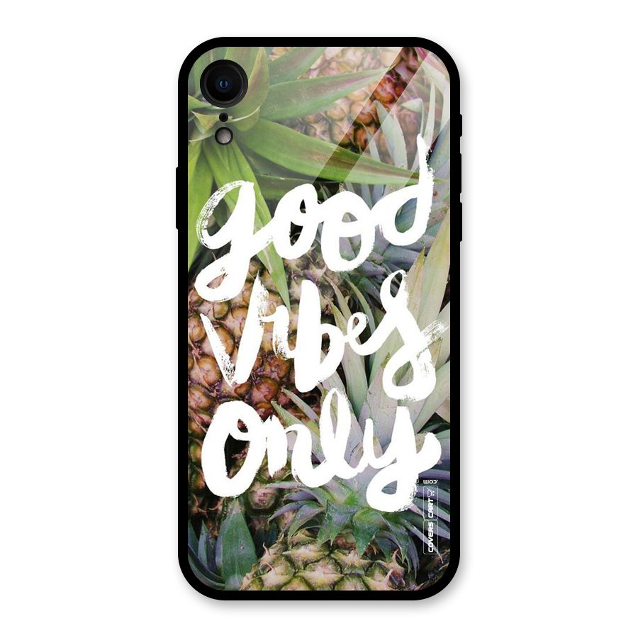 Forest Vibes Glass Back Case for iPhone XR