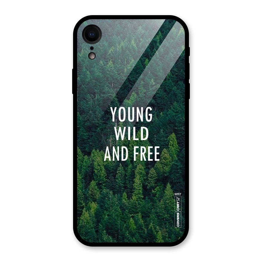 Forest Wanderlust Glass Back Case for iPhone XR