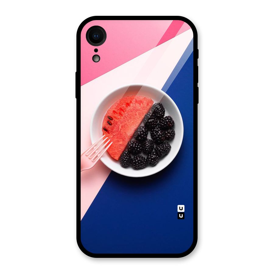 Fresh Fruit Season Glass Back Case for iPhone XR