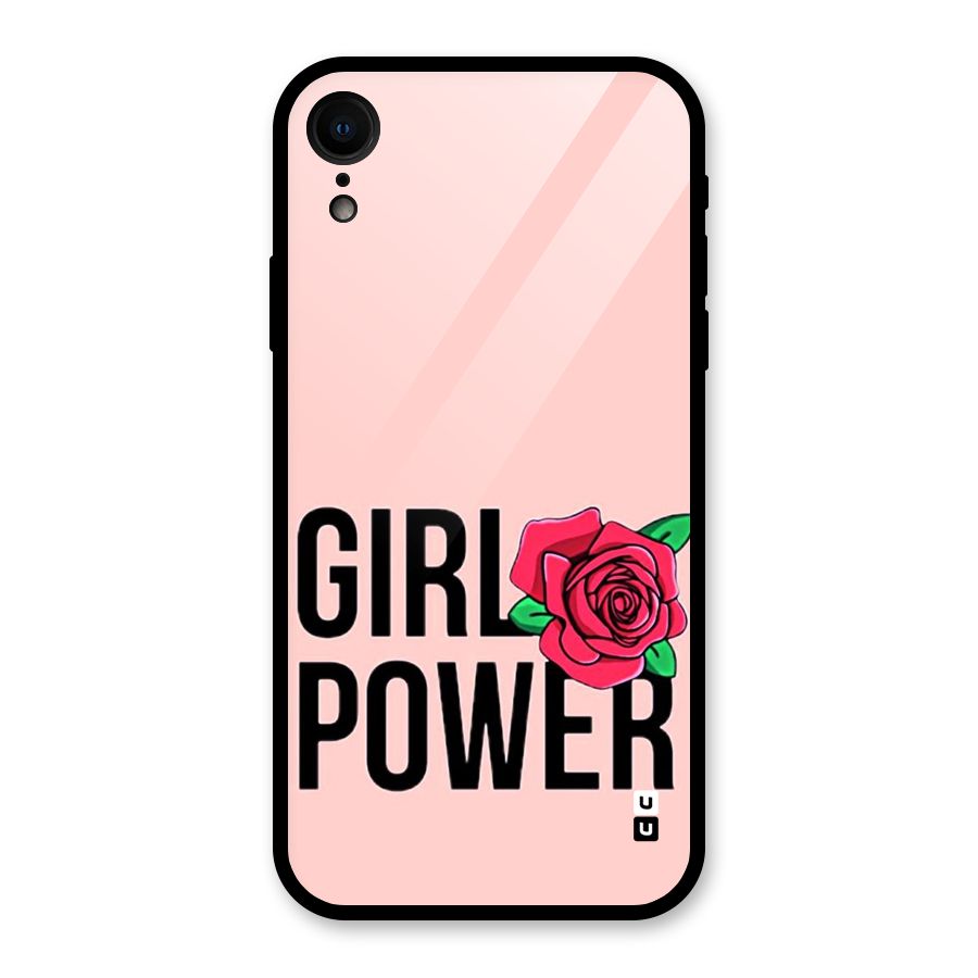 Girl Power Glass Back Case for iPhone XR